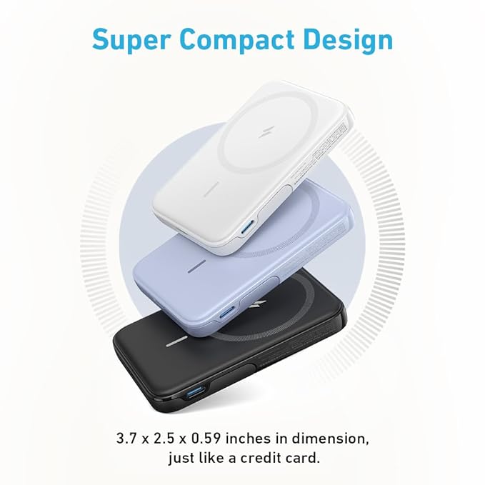 ANKER MAGGO 5000MAH 7.5W POWERBANK WHITE A1618H21 - Image 7