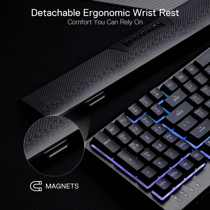 REDRAGON SHIVA 98 KEYS RGB WIRED GAMING KEYBOARD BLACK K515-RGB - Image 5