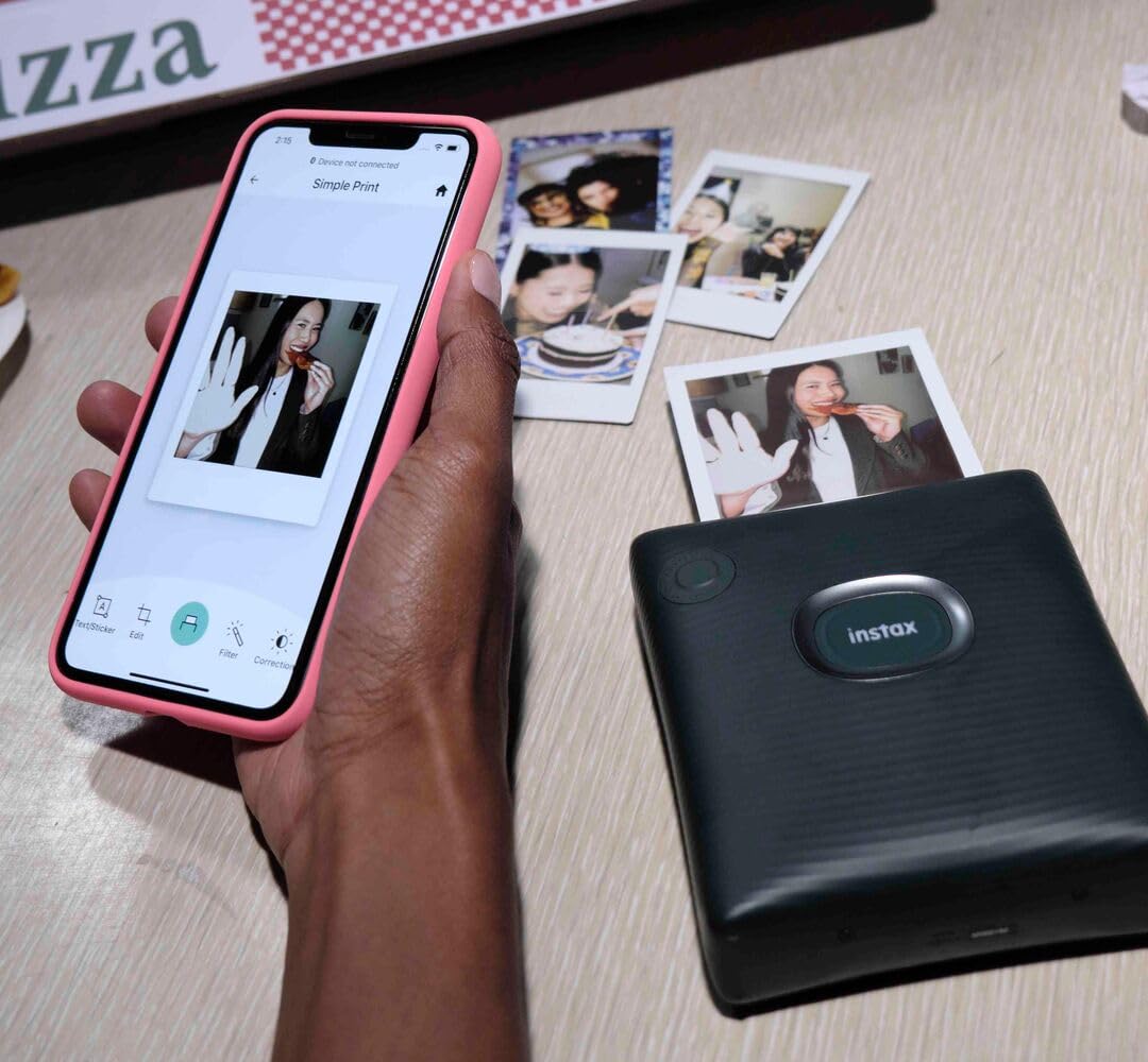 FUJIFILM INSTAX SQUARE LINK SMARTPHONE PRINTER MIDNIGHT GREEN - Image 4