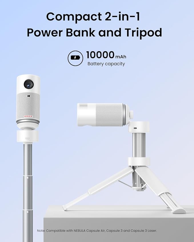 ANKER NEBULA CAPSULE POWERBANK TRIPOD WHITE D0731121 - Image 3