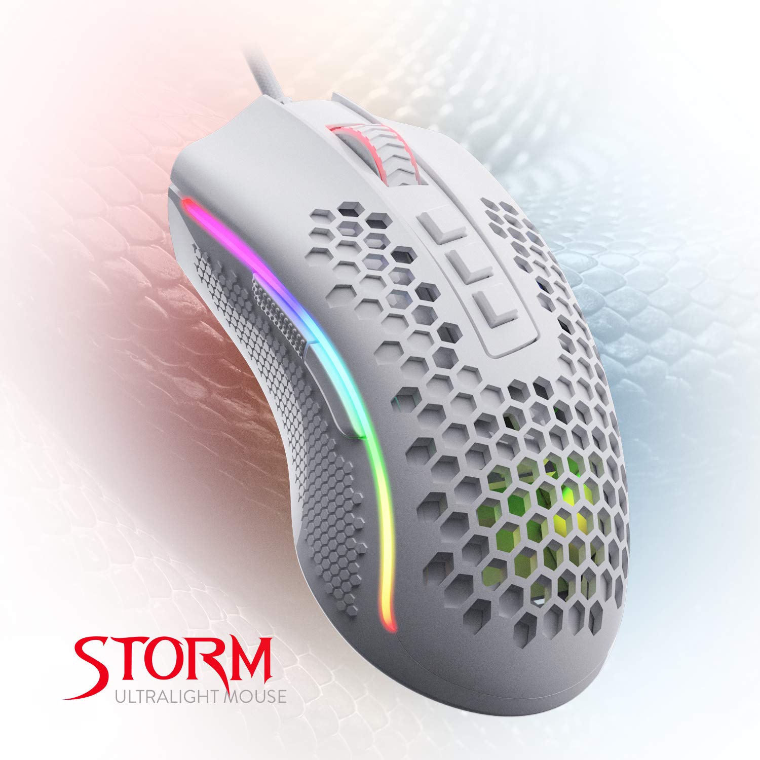 REDRAGON STORM HONEYCOMB WIRED GAMING MOUSE M808-RGB - Image 2