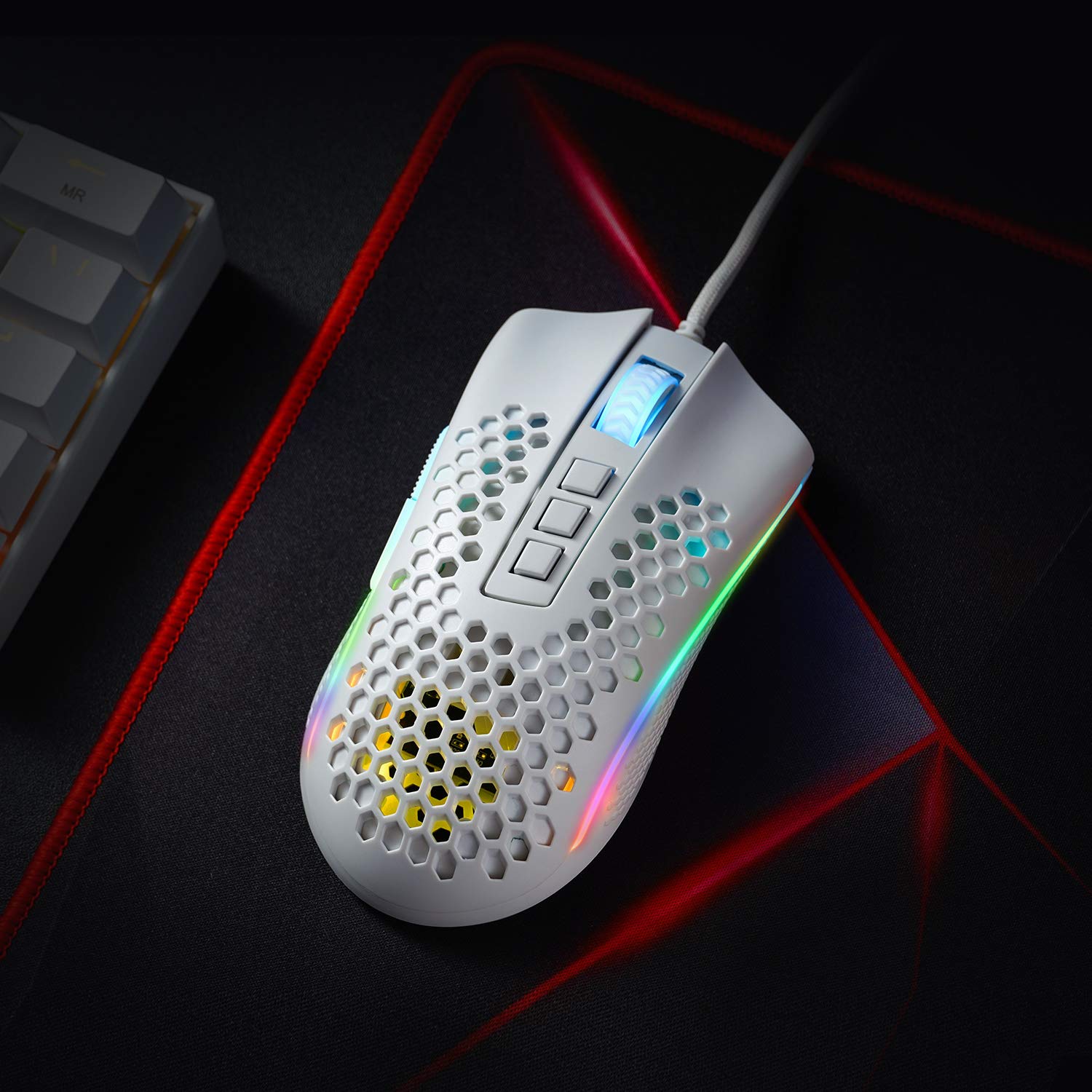 REDRAGON STORM HONEYCOMB WIRED GAMING MOUSE M808-RGB - Image 9