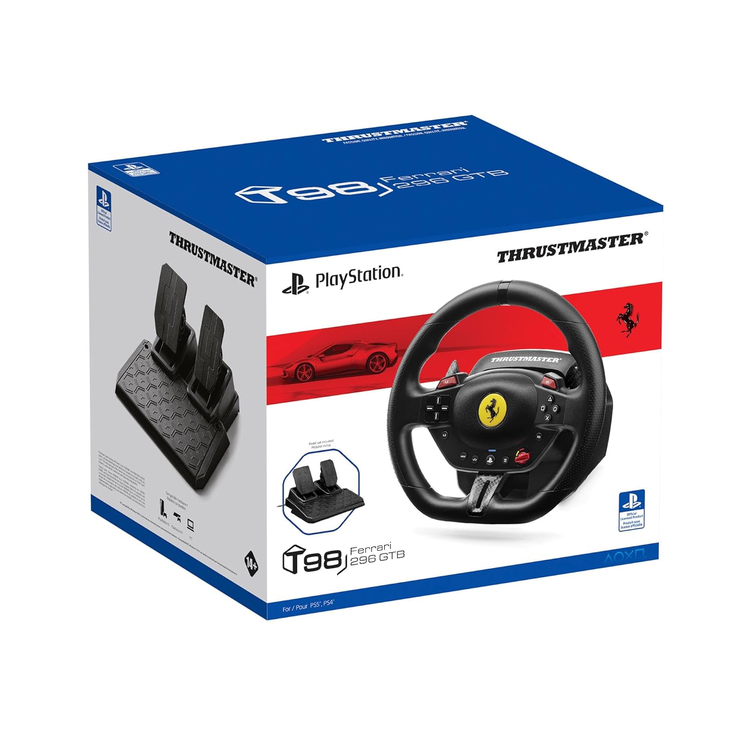THRUSTMASTER T98 FERRARI 296GTB FOR PS5/PS4 - Image 4