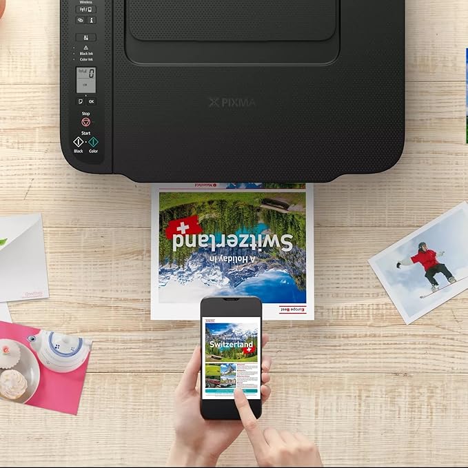 CANON PIXMA ALL IN ONE WIRELESS COLOUR INKJET PHOTO PRINTER BLACK TS3640 - Image 5