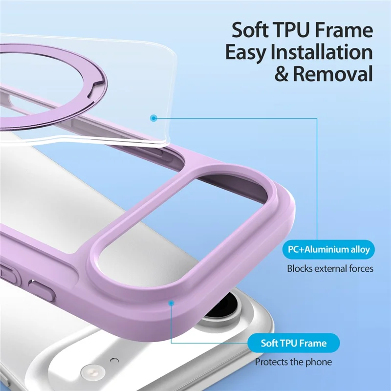 DUX DUCIS IPHONE AIR YIND CASE LIGHT PURPLE YIND0143 - Image 9