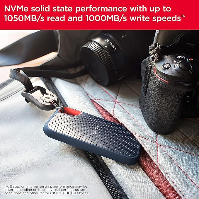 SANDISK EXTREME PORTABLE SSD 4TB 1050MB/S SDSSDE61-4T00-G25 - Image 4