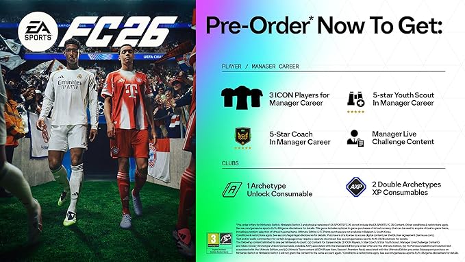 NINTENDO SWITCH FC26 ENGLISH GAME CD - Image 2