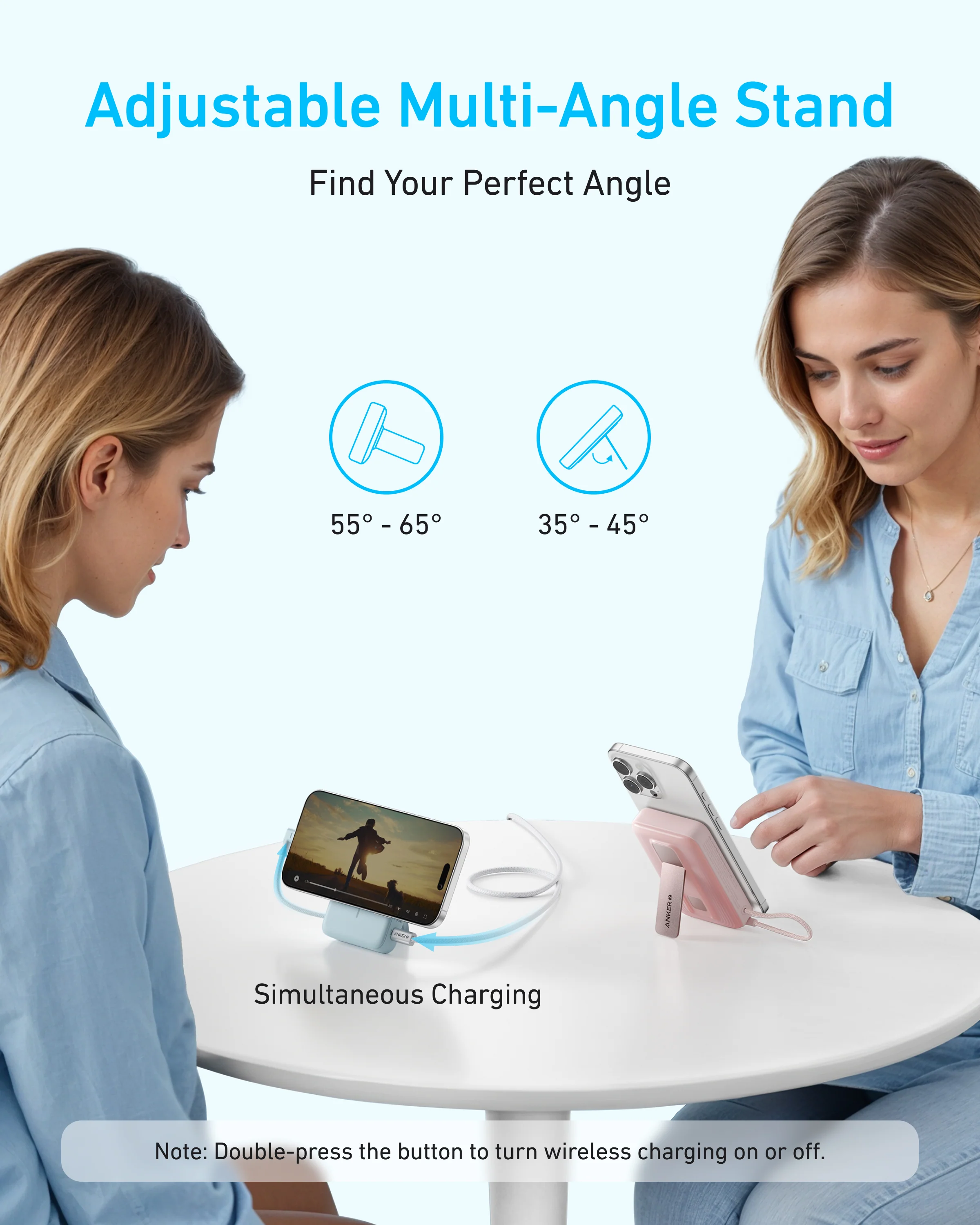 ANKER ZOLO 10K MAGNETIC BUILT IN USB C CABLE POWERBANK WHITE A1685H21 - Image 4