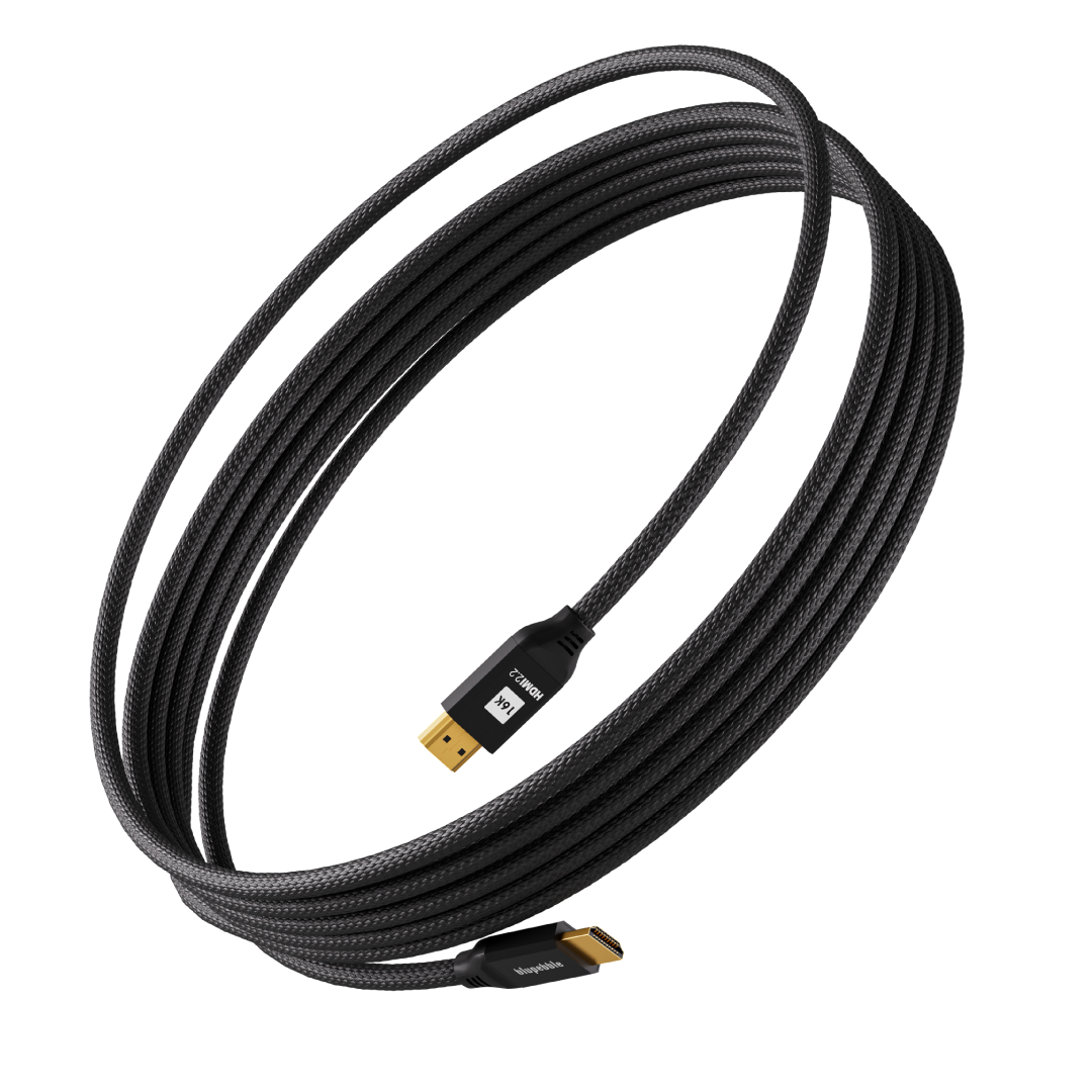 BLUPEBBLE 16K HDMI TO HDMI 2.2 ALUMINUM HOUSING SUPPORT 16K/60Z CABLE 2M BLACK BP-HD16KGEN2-AG2-BK - Image 2