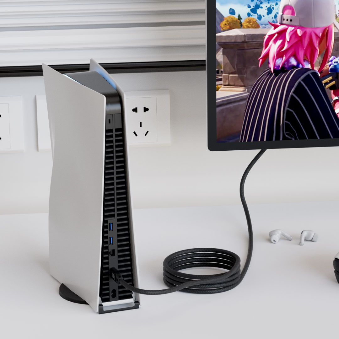 BLUPEBBLE 16K HDMI TO HDMI 2.2 ALUMINUM HOUSING SUPPORT 16K/60Z CABLE 2M BLACK BP-HD16KGEN2-AG2-BK - Image 5