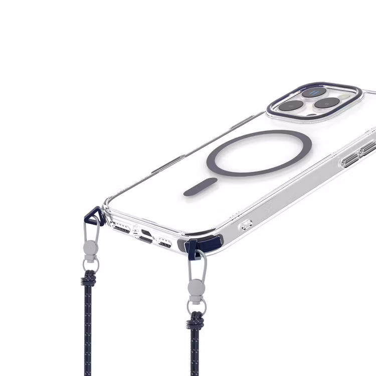 LEVELO CELESTE MAGSAFE CASE WITH CROSSBODY STRAP IPHONE 16 PRO DEEP BLUE LVLCMCCS16PBL - Image 12