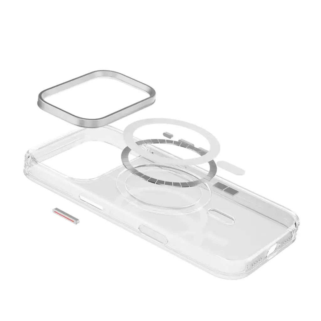 LEVELO CLARA MAGSAFE TPU+PC CASE IPHONE 17 PRO TRANSPARENT LVLCLRMC17PTR - Image 3