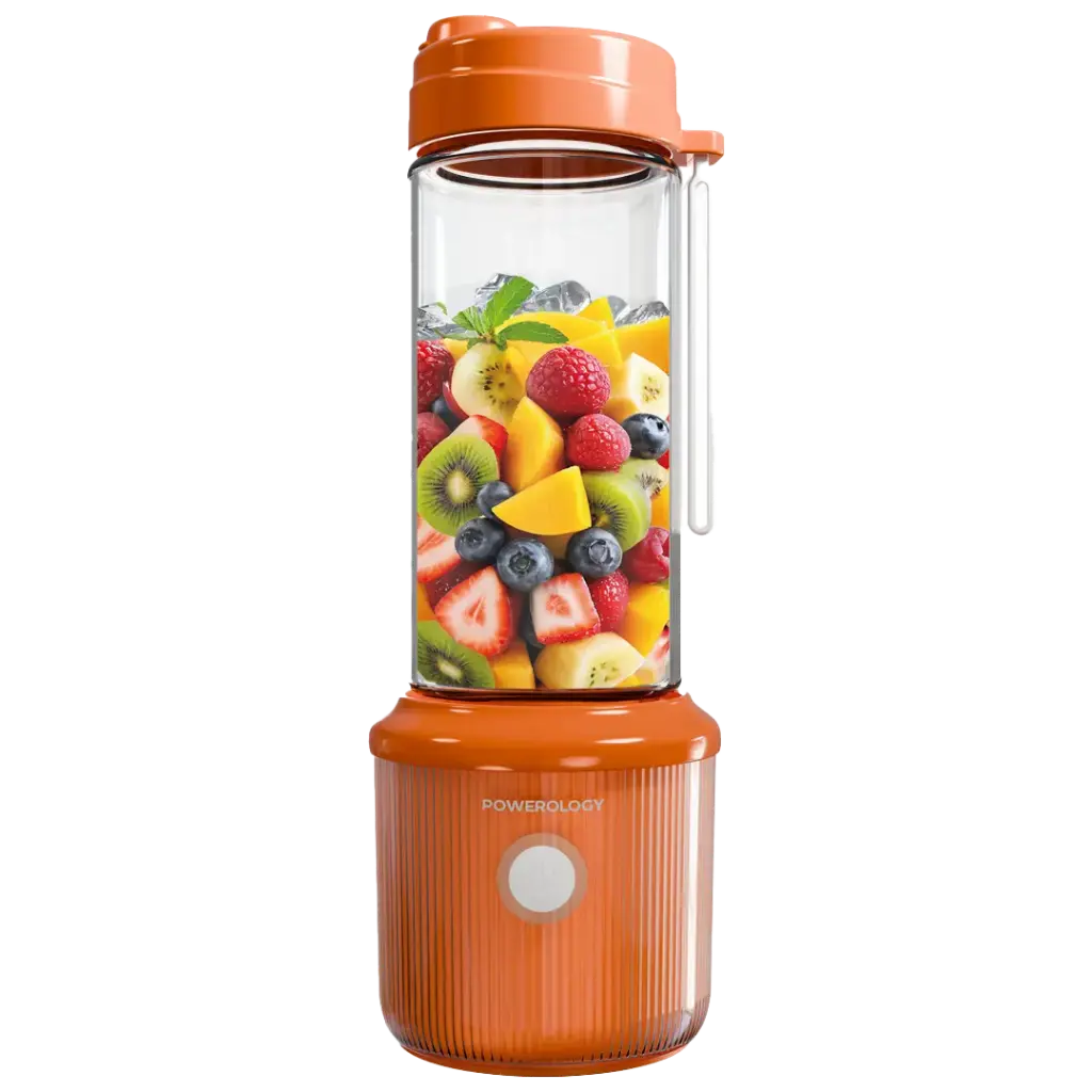 POWEROLOGY PRESS REFRESH PORTABLE BLENDER ORANGE PSM013OG - Image 2