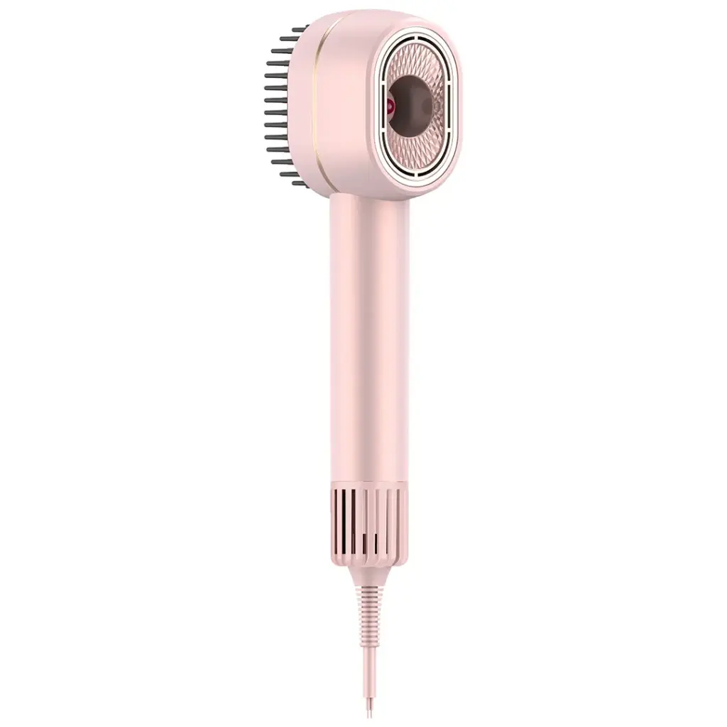 PORODO 2 IN 1 HAIR DRYER AND STRAIGHTENER BRUSH PINK PDLFSTAE581PK - Image 3