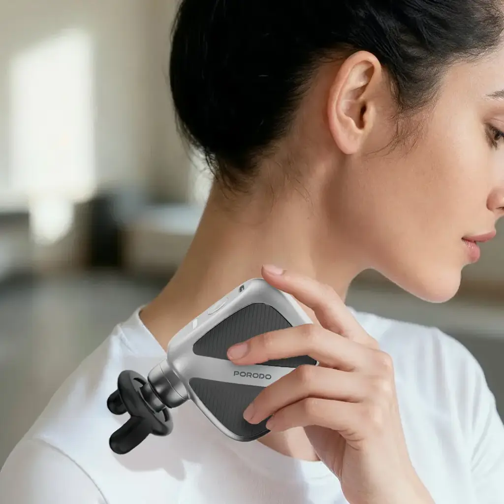 PORODO LIFESTYLE POCKET SIZED MUSCLE RELIEF MASSAGER GRAY PDLFSTSM451GY - Image 10