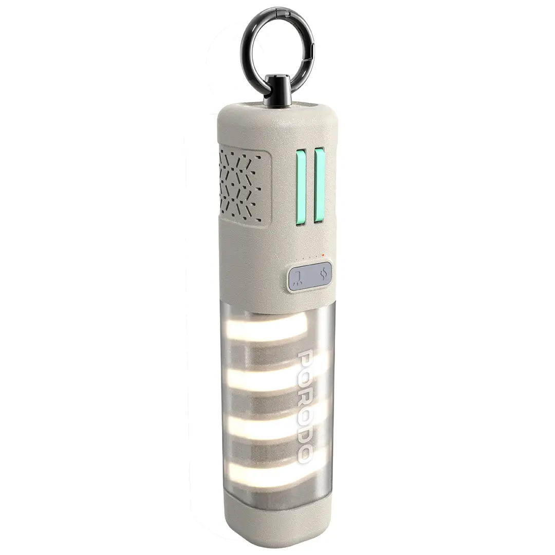 PORODO POWER BEAM 5000MAH POWER BANK KHAKI PDNDC017KH - Image 2