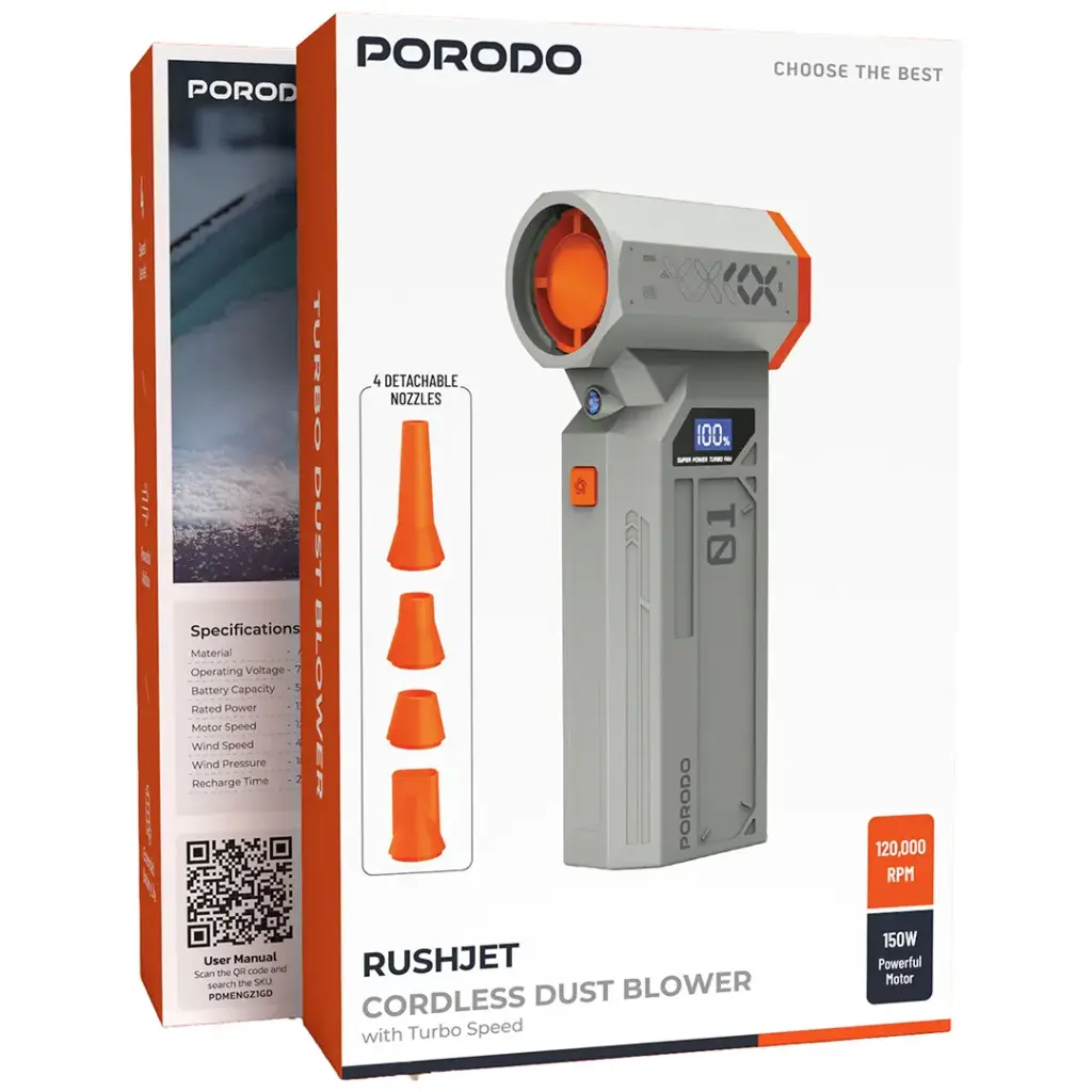 PORODO RUSHJET CORDLESS DUST BLOWER PDMENGZ1GD - Image 4