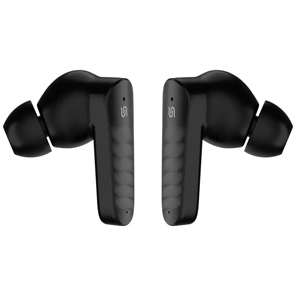 PORODO SOUNDTEC ULTRAFIT TWS WIRELESS EARBUDS ERGONOMIC IN EAR DESIGN BLACK PDSTARBBK - Image 4