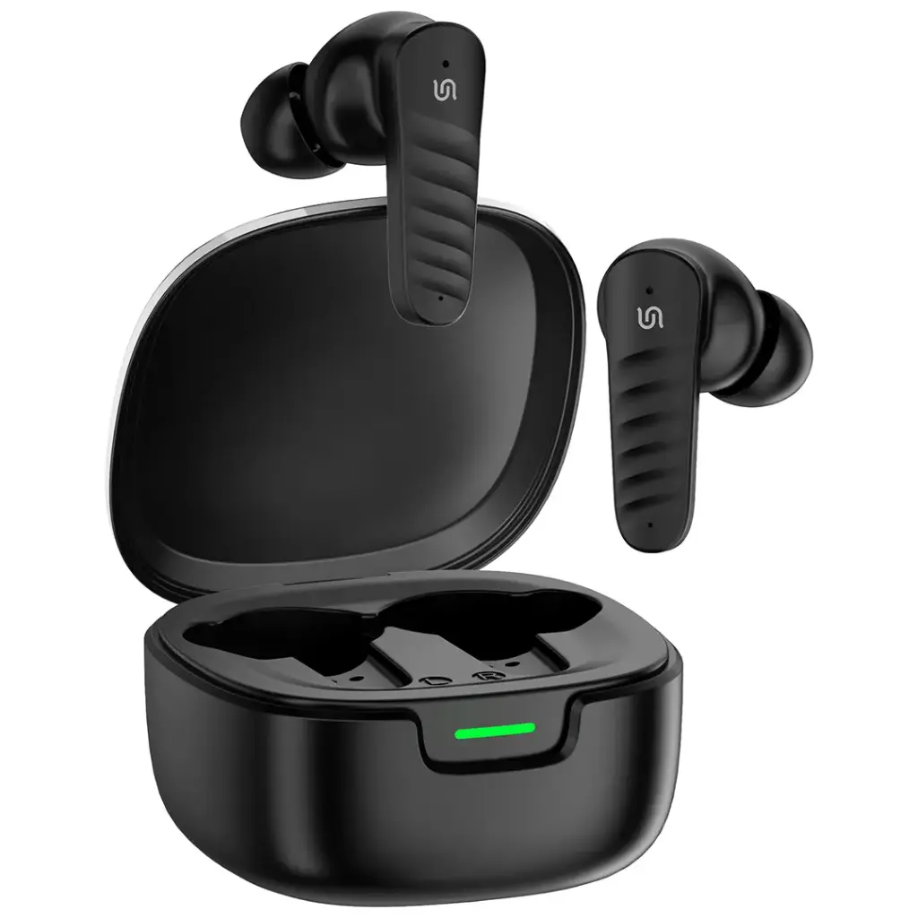 PORODO SOUNDTEC ULTRAFIT TWS WIRELESS EARBUDS ERGONOMIC IN EAR DESIGN BLACK PDSTARBBK - Image 2