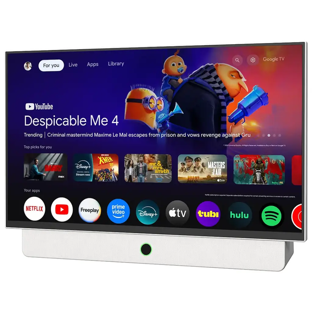POWEROLOGY 27 INCH ANDROID 14 1GB+8GB 38400MAH GOOGLE TV FOR OUTDOORS WITH CARRY CASE WHITE PG27FWH - Image 4