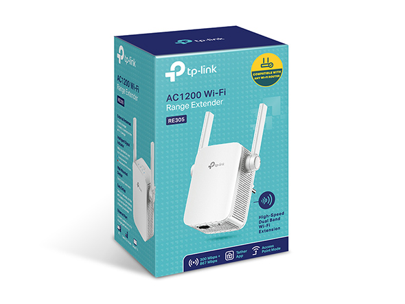 TP-LINK AC1200 DUAL BAND MESH WI-FI EXTENDER RE305 - Image 7