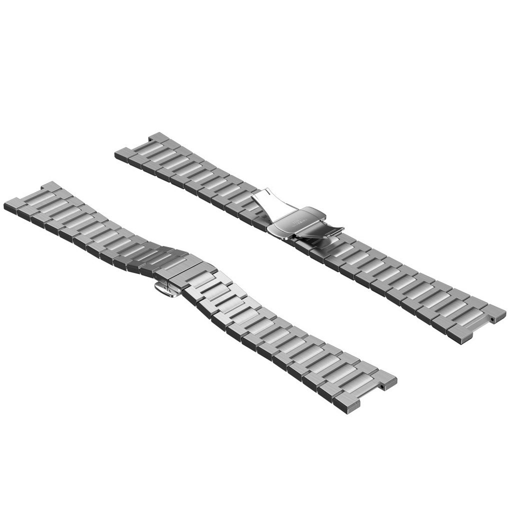 LEVELO ROYAL APPLE WATCH ULTRA STAINLESS STEEL BAND 49MM SILVER - Image 2