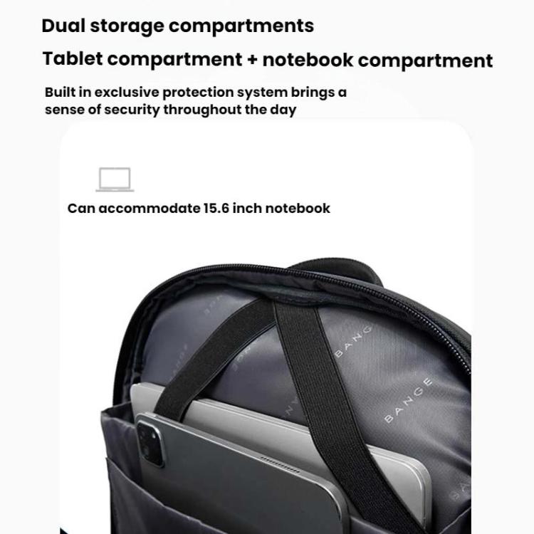 BANGE BACKPACK BLUE BG-3068 - Image 5