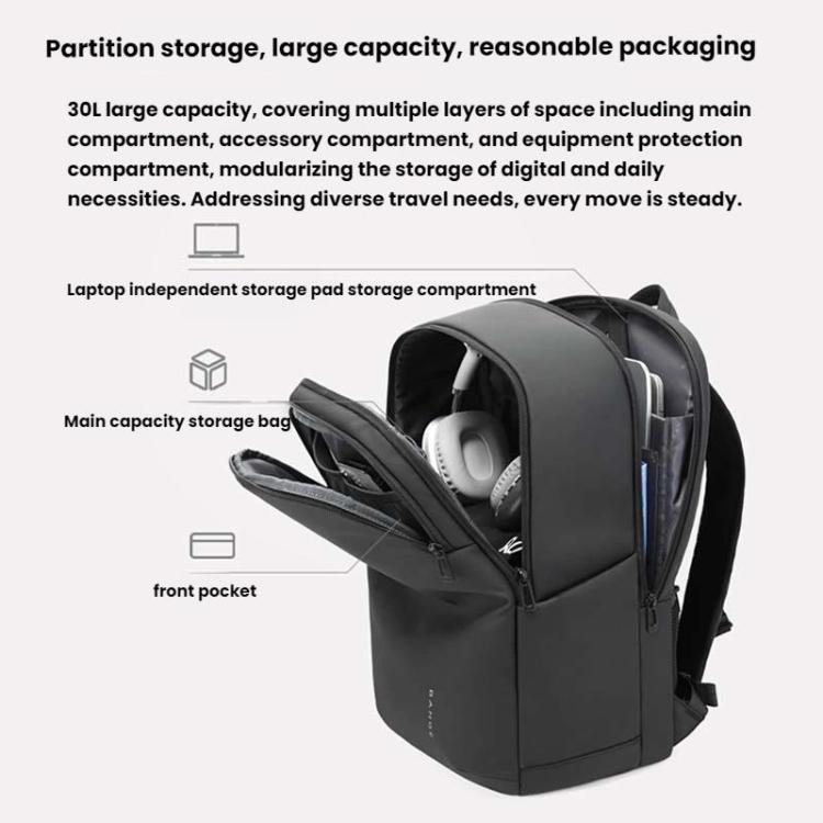 BANGE BACKPACK BLUE BG-3068 - Image 7