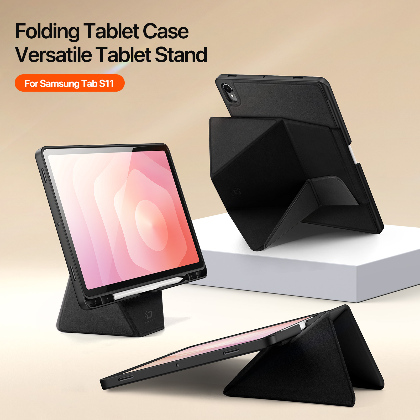 DUXDUCIS SAMSUNG TAB S11 VERS SERIES CASE BLACK VERS0023 - Image 2