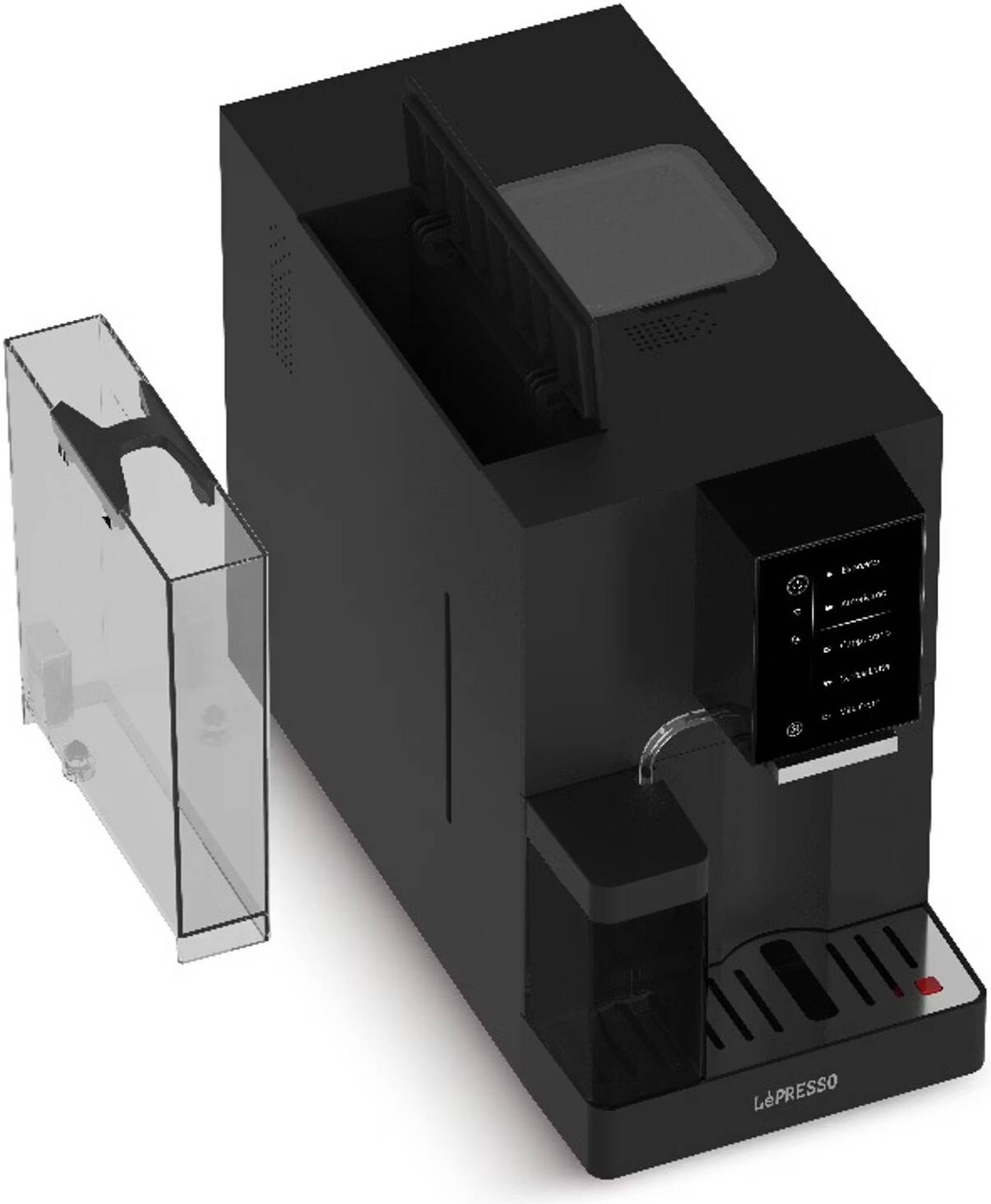 LEPRESSO BREVISSIMO AUTOMATIC COFFEE MACHINE BLACK LPCFFBAC0046BK - Image 2