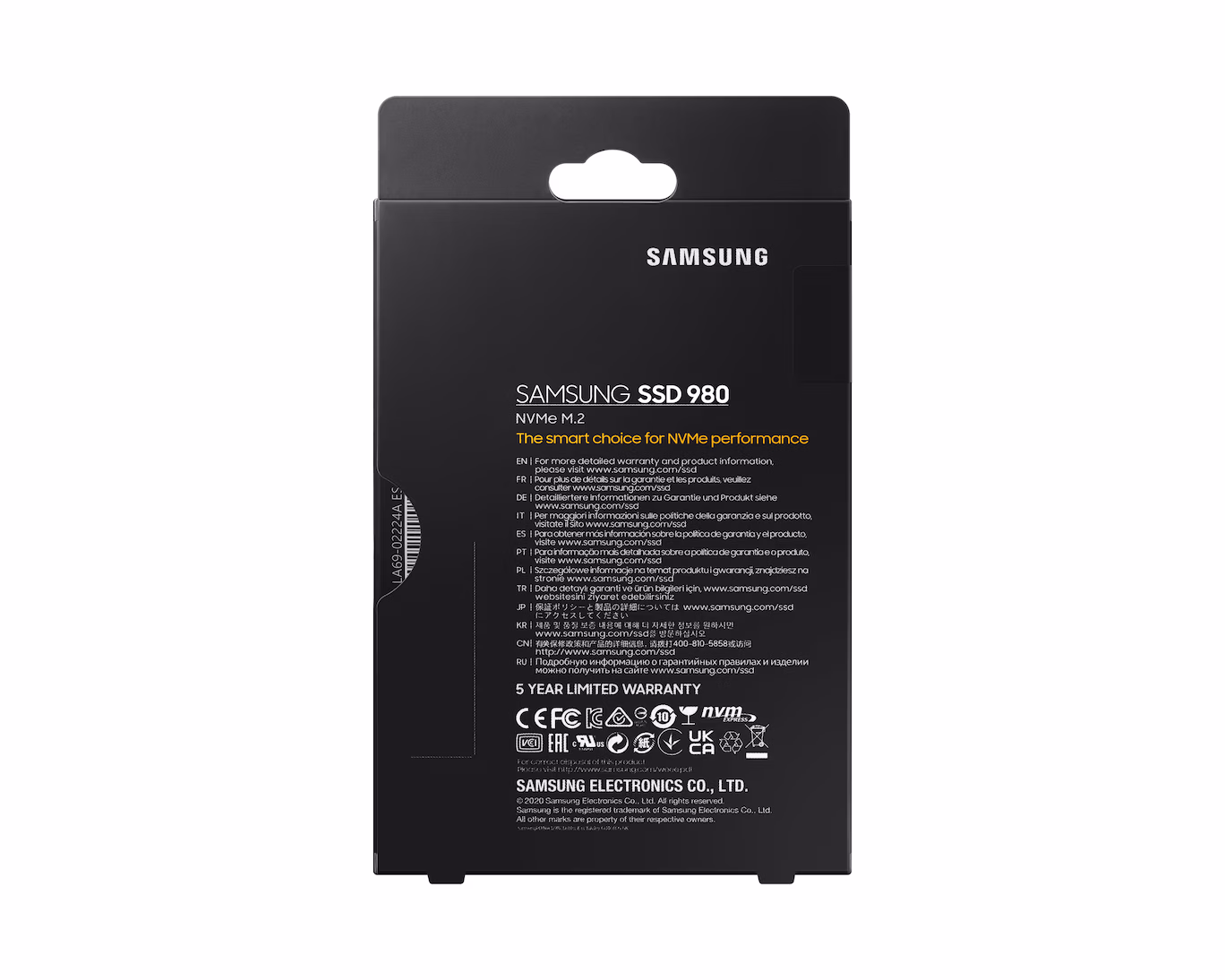 SAMSUNG SSD 980 EVO NVME M.2-250GB - Image 7