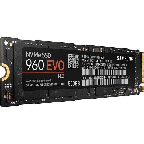 SAMSUNG SSD 500GB 960EVO M.2 MZ-V6E500B - Image 3