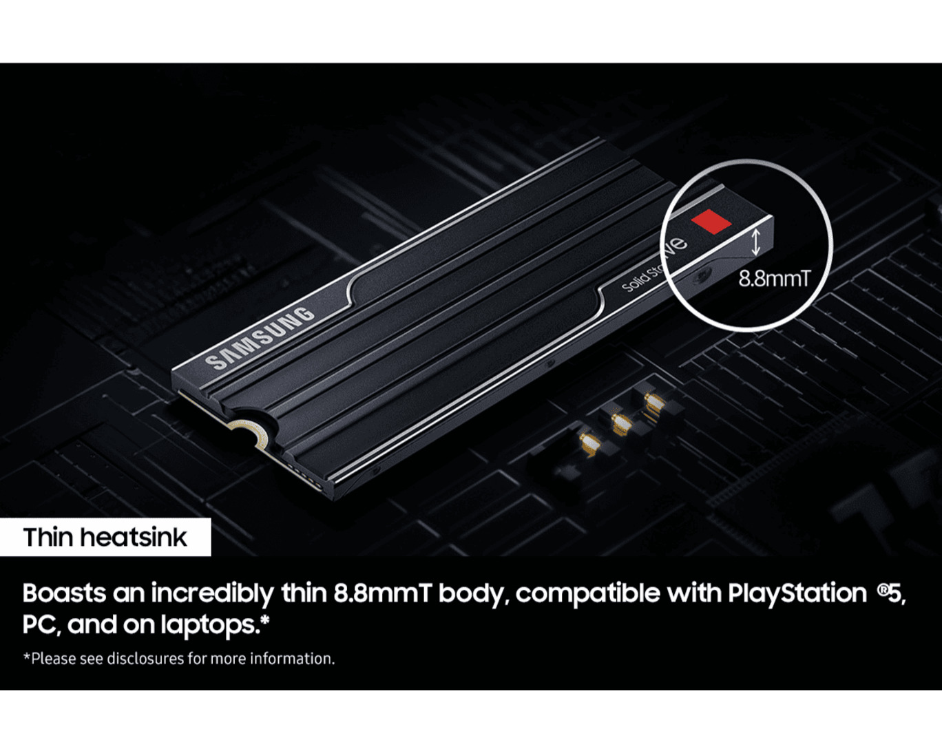SAMSUNG 1TB 9100 PRO PCIE 5.0 M.2 INTERNAL SSD WITH HEATSINK MZ-VAP1T0CW - Image 9