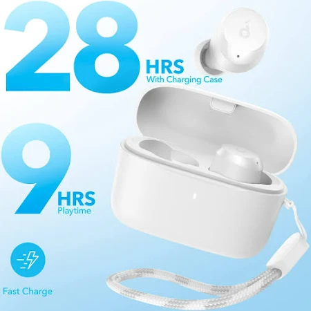 ANKER SOUNDCORE A20I TRUE WIRELESS EARBUDS WHITE A3948H22 - Image 3