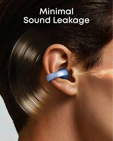 ANKER SOUNDCORE AEROCLIP OPEN EAR CLIP ON EARBUDS BLUE A3388H31 - Image 6