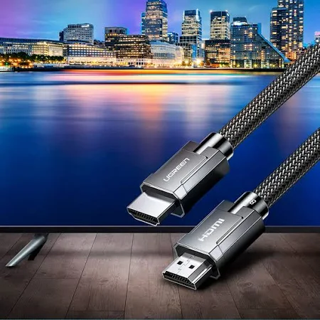 UGREEN 8K HDMI M/M ROUND CABLE WITH BRAIDED 1M GRAY 70319 - Image 8