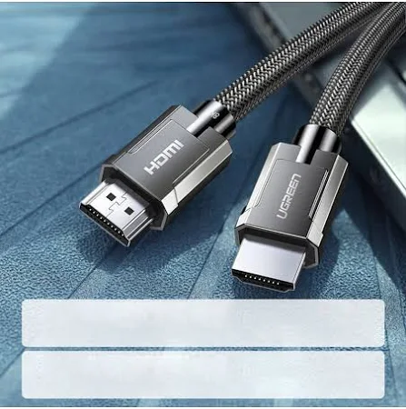 UGREEN 8K HDMI M/M ROUND CABLE WITH BRAIDED 1M GRAY 70319 - Image 3