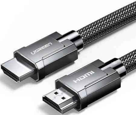 UGREEN 8K HDMI M/M ROUND CABLE WITH BRAIDED 1M GRAY 70319 - Image 2