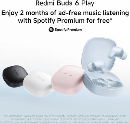 REDMI BUDS 6 PLAY BLACK - Image 3