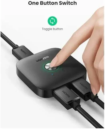UGREEN HDMI SWITCHER 2 IN 1 OUT 4KX2K@60HZ 80126 - Image 6