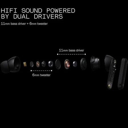 NOTHING CMF BUDS 2 WIRELESS EARBUDS DARK GREY B179 - Image 4