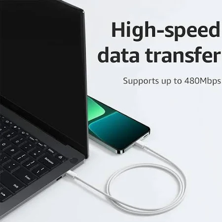 MI XIAOMI 6A BRAIDED USB-C TO UCSB-C CABLE 2M WHITE K36350 - Image 8