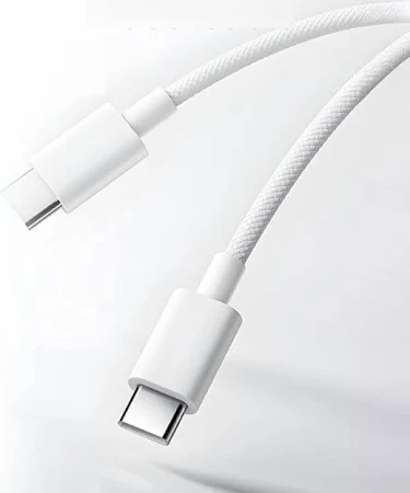 MI XIAOMI 6A BRAIDED USB-C TO UCSB-C CABLE 2M WHITE K36350 - Image 2