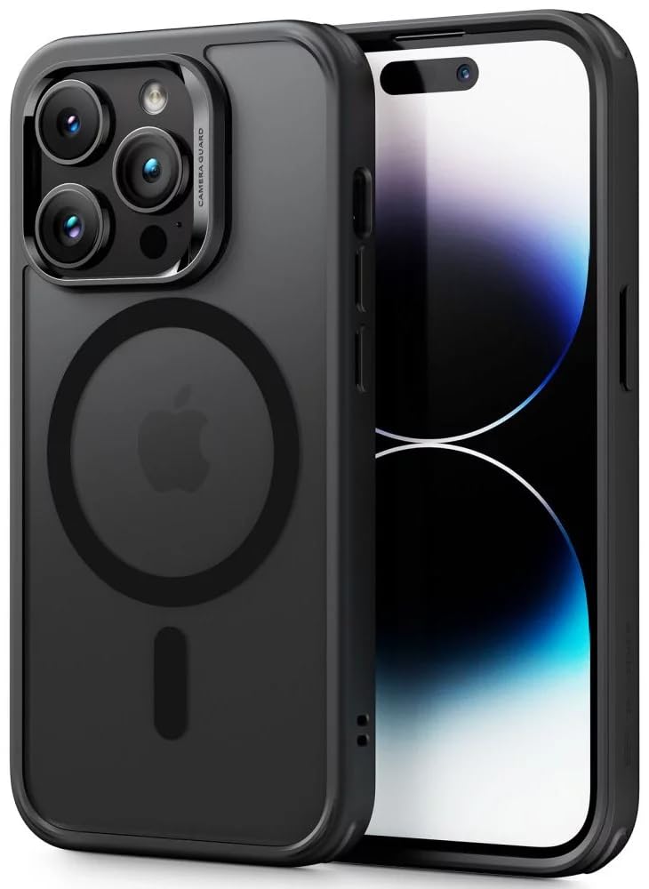 ESR IPHONE 14 PRO AIR ARMOR HALO LOCK PROTECTION MAGNETIC CASE CLEAR BLACK - Image 2