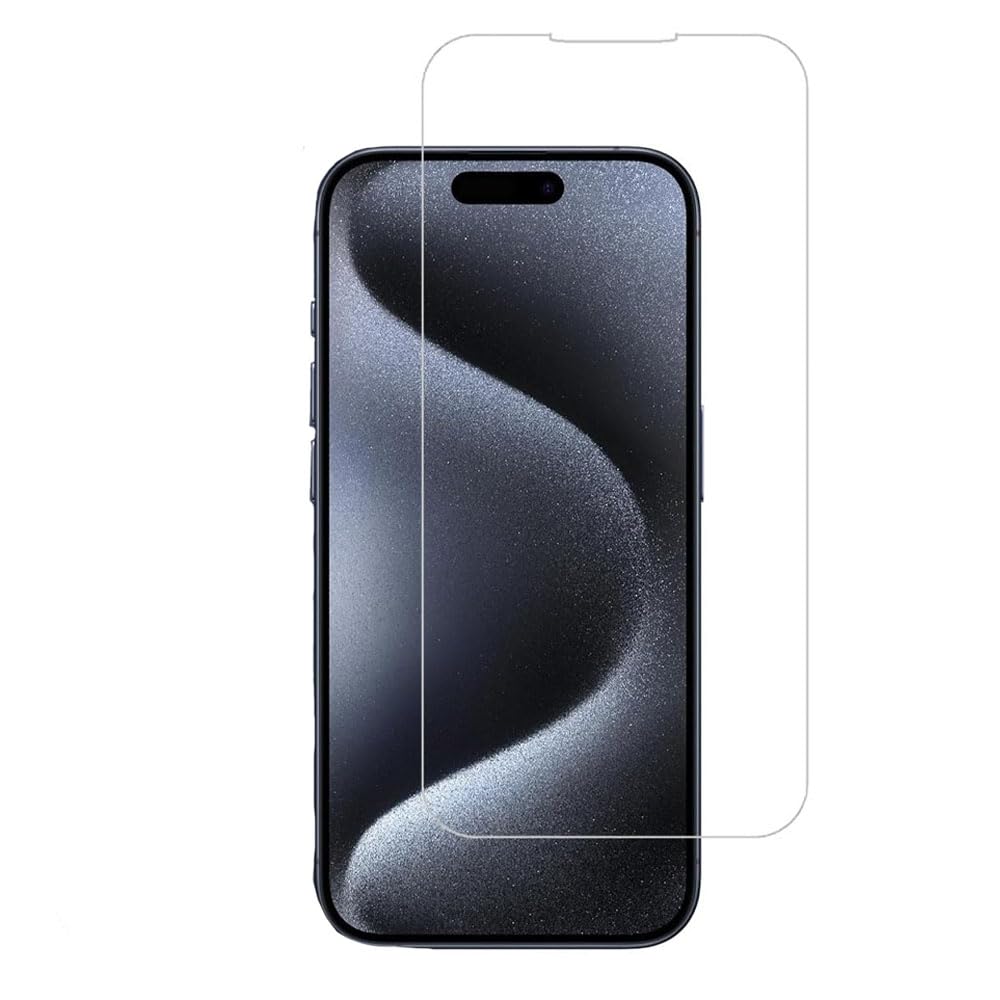 MOCOLL IPHONE 15 PRO MAX 2.5D GLASS SCREEN PROTECTOR BLACK BLC - Image 2