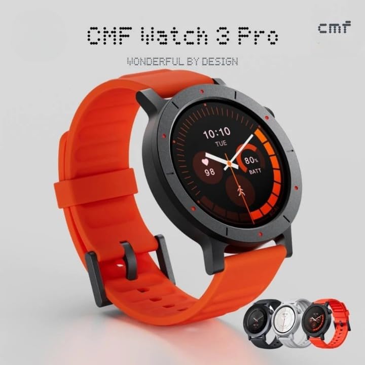 CMF BY NOTHING WATCH 3 PRO AMOLED LIGHT GREY - Image 5