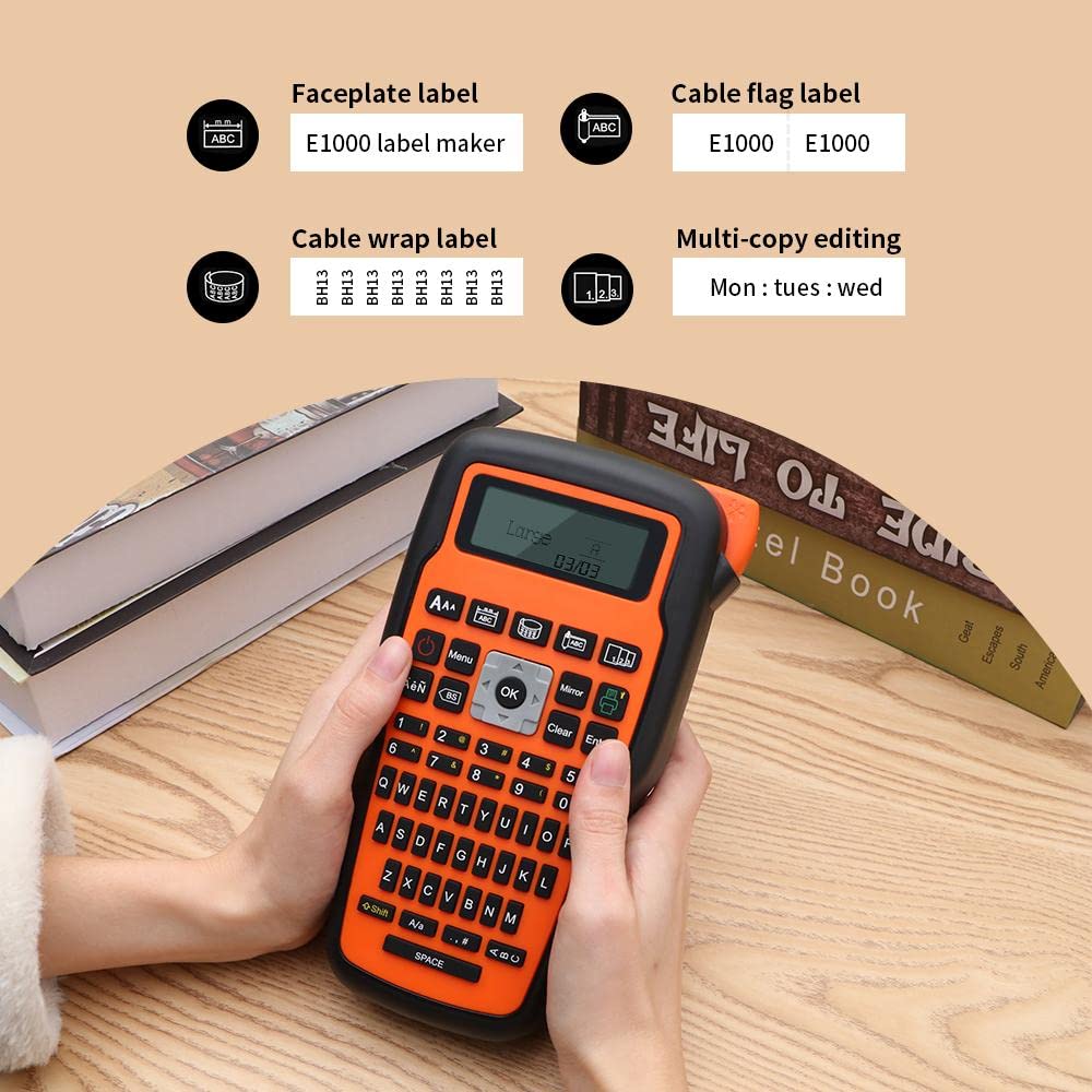 HANDHELD LABEL PRINTER ORANGE E1000 PRO - Image 4