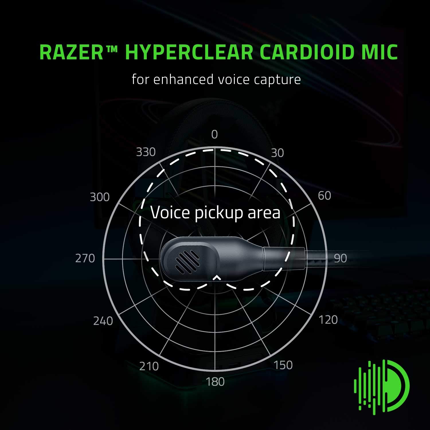 RAZER BLACKSHARK V2 X PLAYSTATION GAMING HEADSET BLACK RZ04-03241000-R3G1 - Image 3