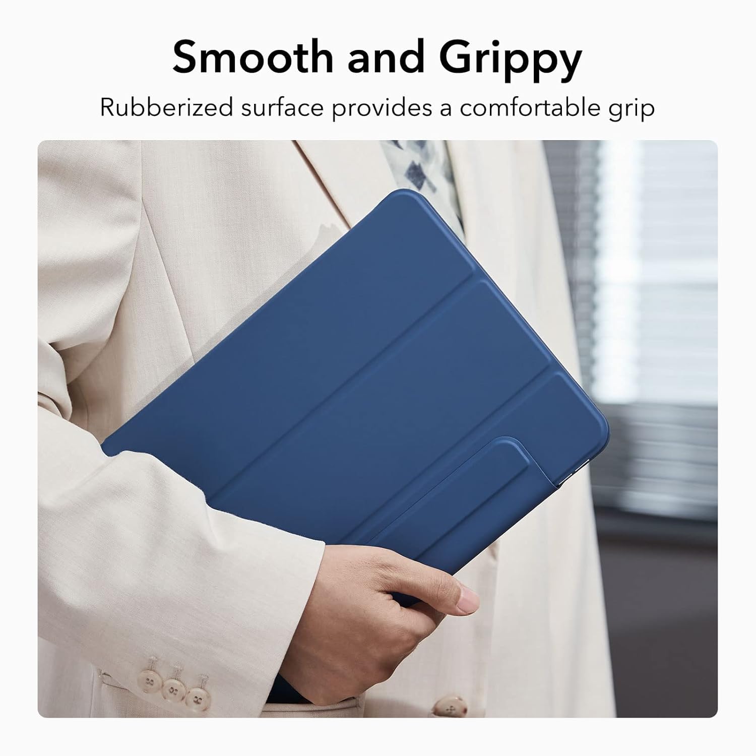 ESR IPAD PRO 11 (2020) REBOUND PENCIL SERIES WITH PENCIL SLOT NAVY BLUE - Image 8