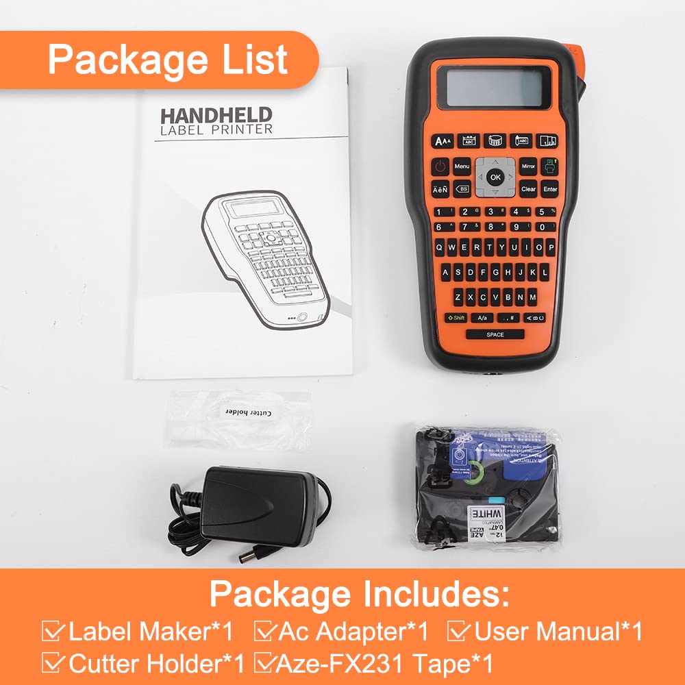 HANDHELD LABEL PRINTER ORANGE E1000 PRO - Image 8